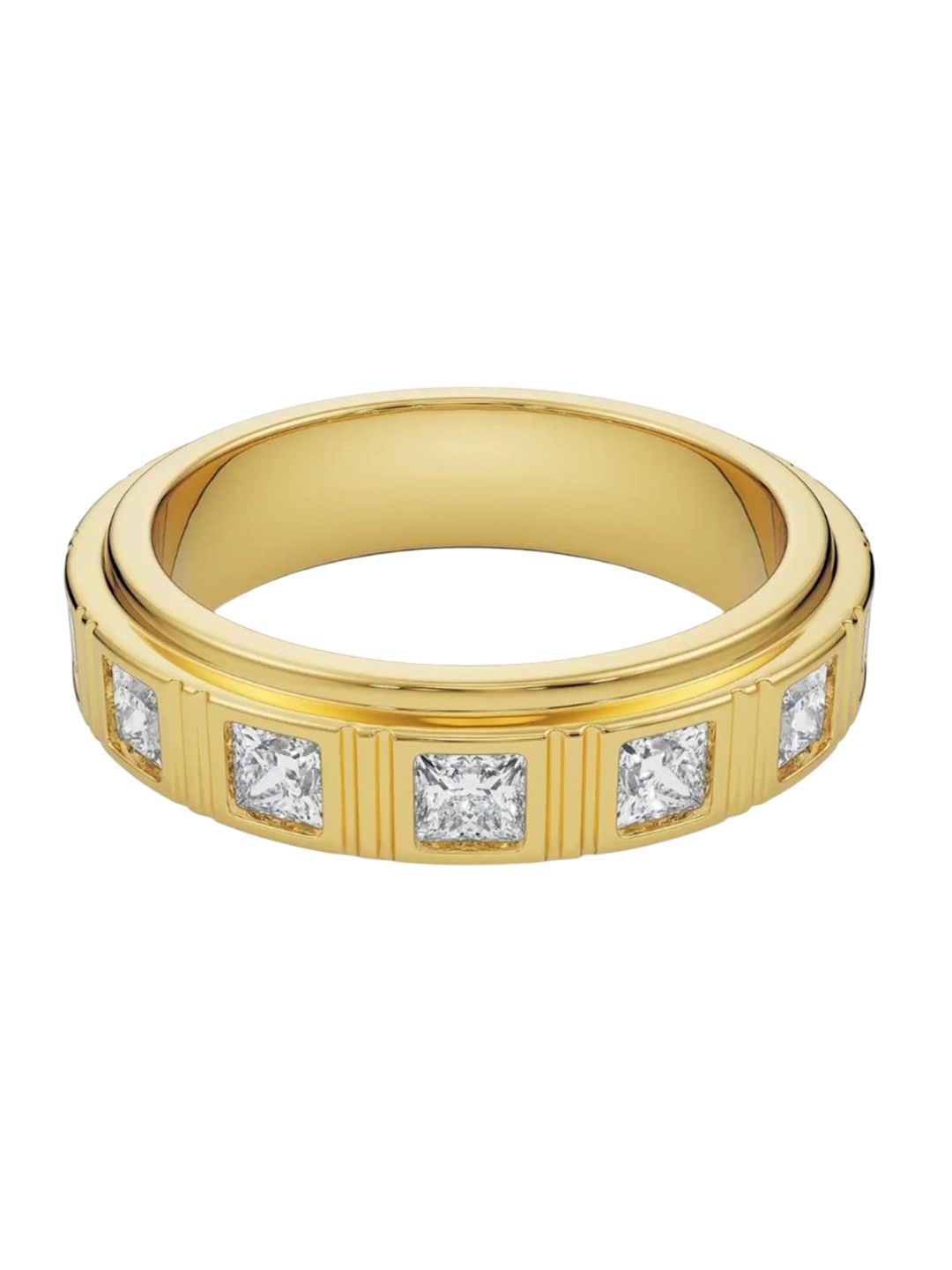 

Emori Men's Princess Cut Diamond Band, Gold