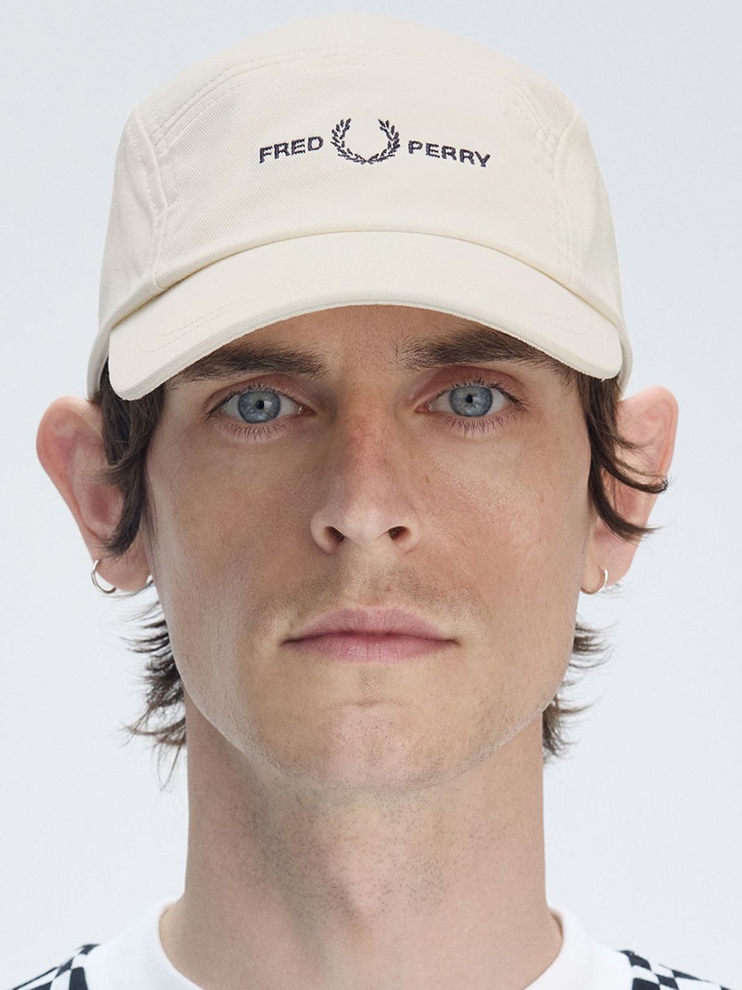 

Fred Perry Men Embroidered Baseball Cap, Cream
