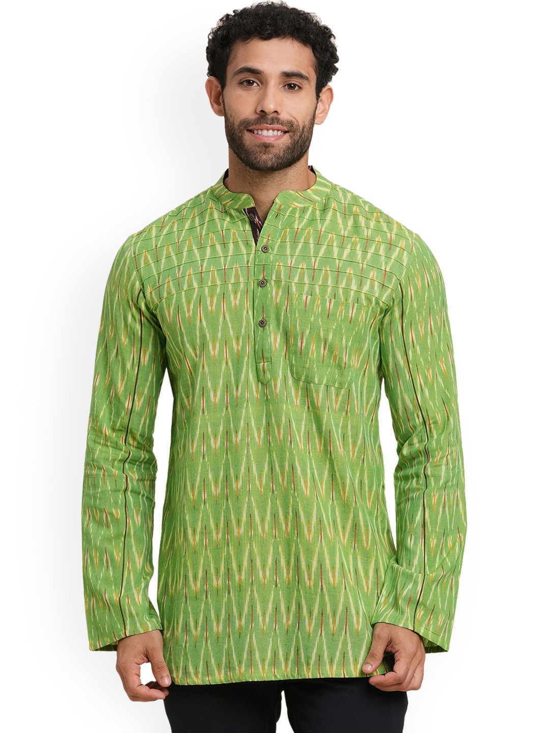 

Arch element Men Thread Work Kurta, Multi