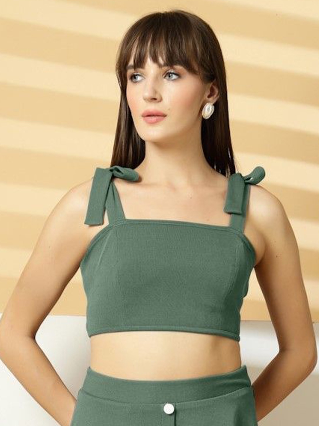 

DressBerry Crop Top, Green
