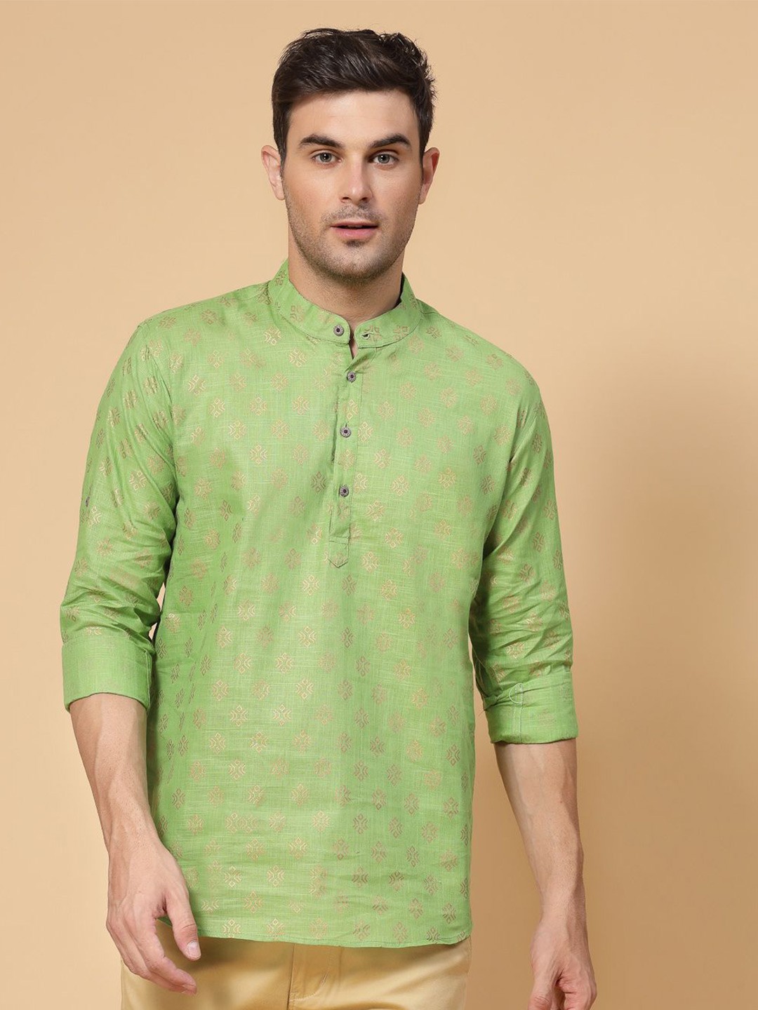 

Metronaut Men Opaque Casual Shirt, Green