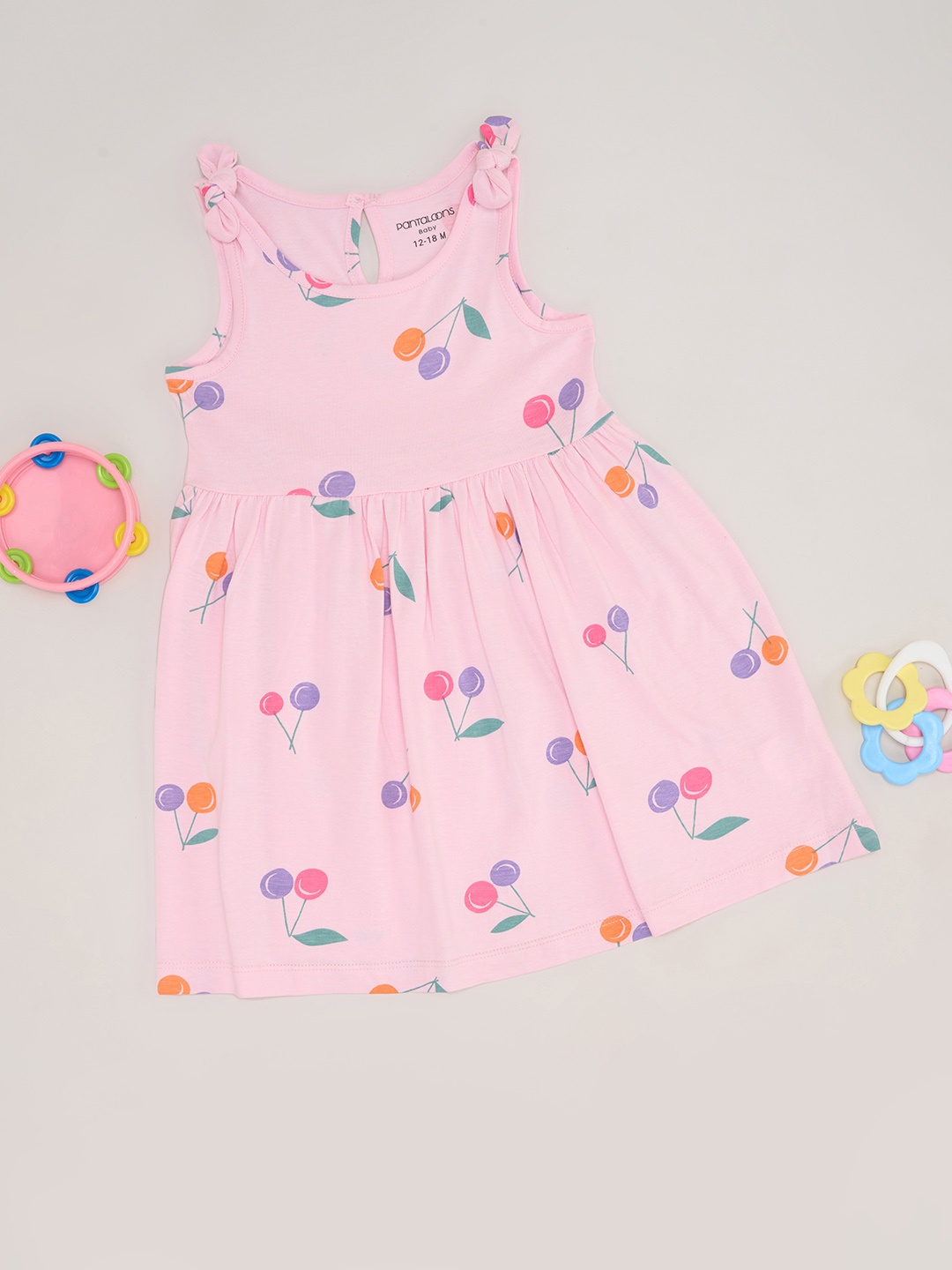 

Pantaloons Baby Fit & Flare Dress, Pink