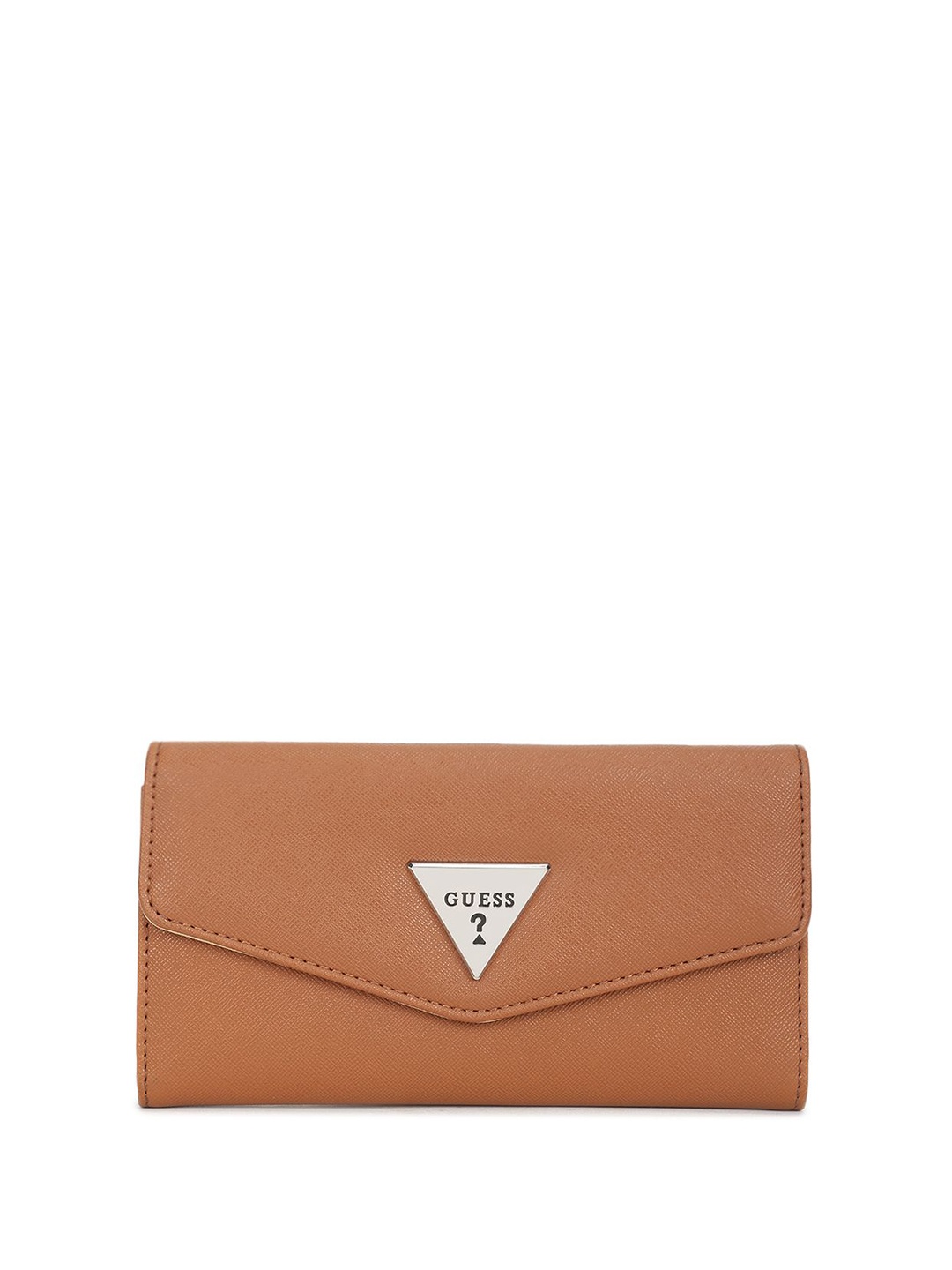 

GUESS Women Three Fold Wallet, Brown