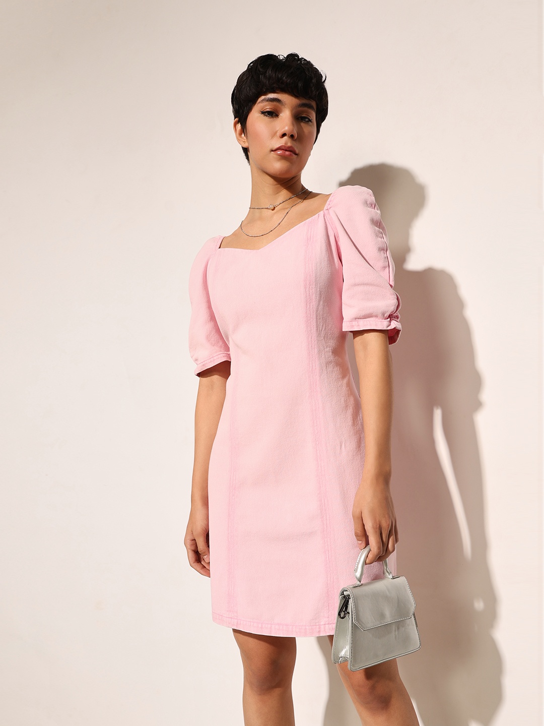 

ONLY Bodycon Dress, Pink