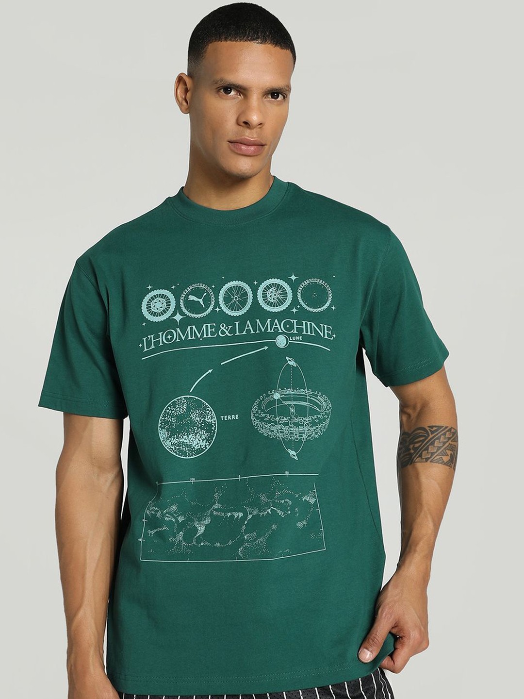 

Puma Graphics Relaxed Fit T-shirt, Green
