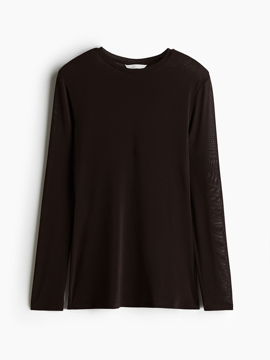 

H&M Fitted Top, Brown