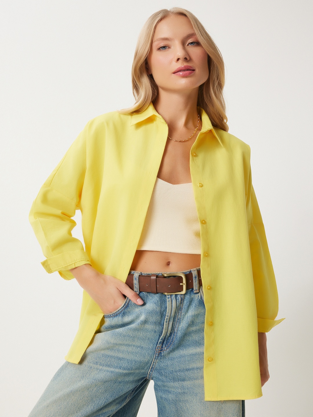 

Happiness istanbul Women Opaque Casual Shirt, Na