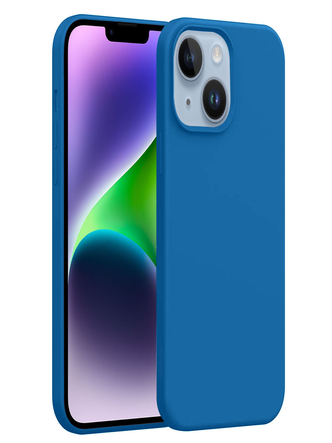 

LIRAMARK Solid Printed iPhone 14 Plus Back Case Mobile Accessories, Blue