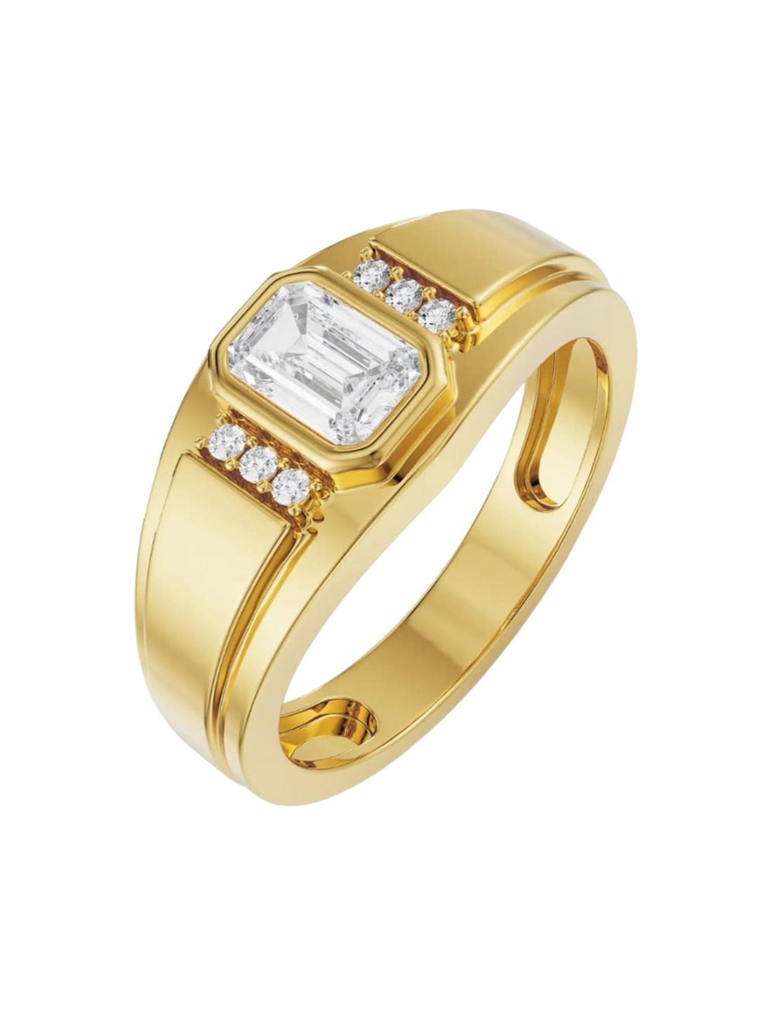 

Emori Archie Men's Engagement Ring, Gold