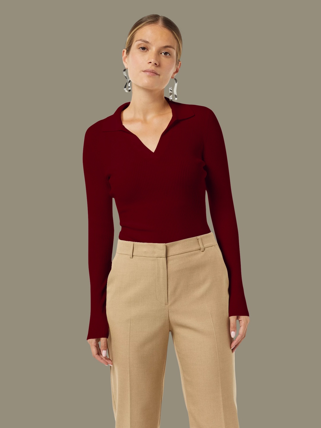 

Dream Beauty Fashion Top, Maroon