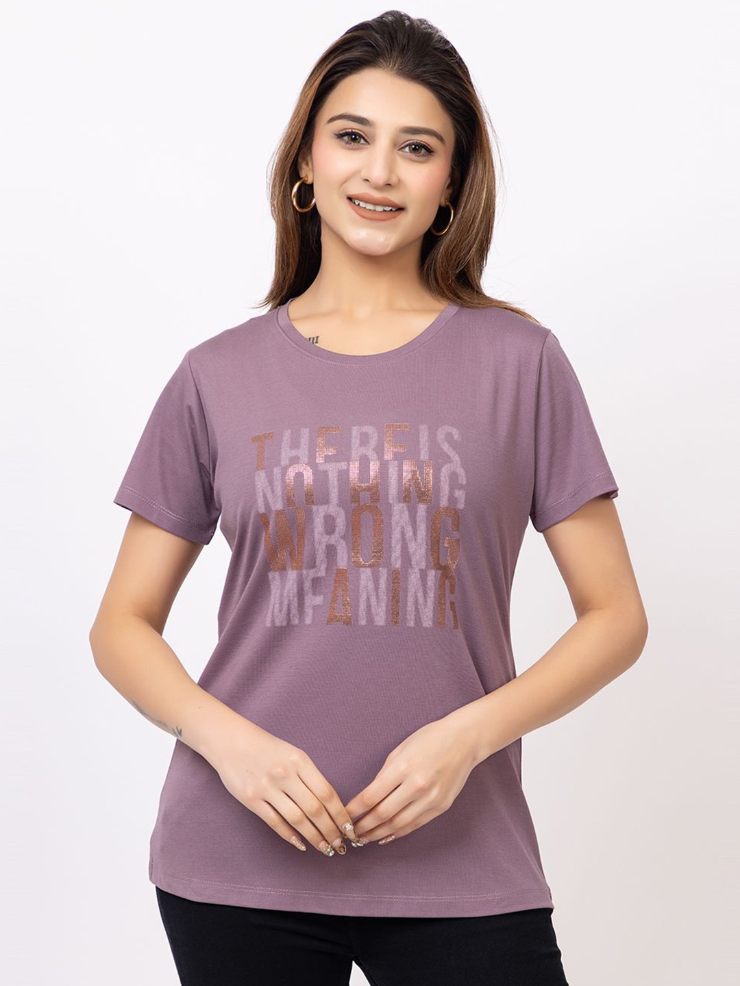 

Lory Print Cotton Top, Lavender