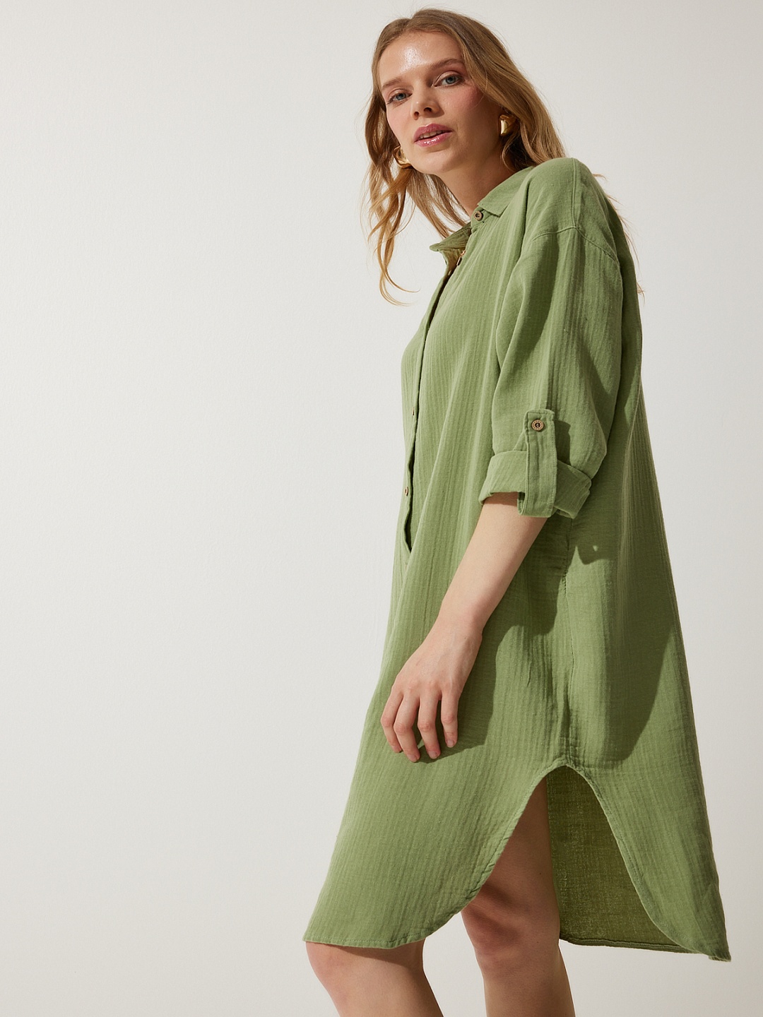 

Happiness istanbul Shirt Dress, Na