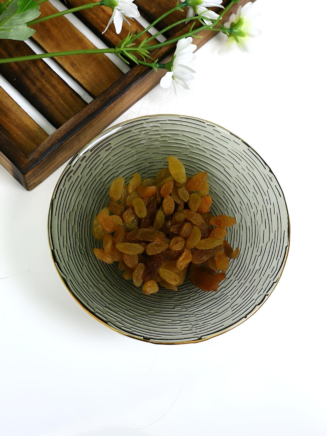 

TAYHAA Grey 2025 Glass 2 Pieces Easy to Clean Food Platter