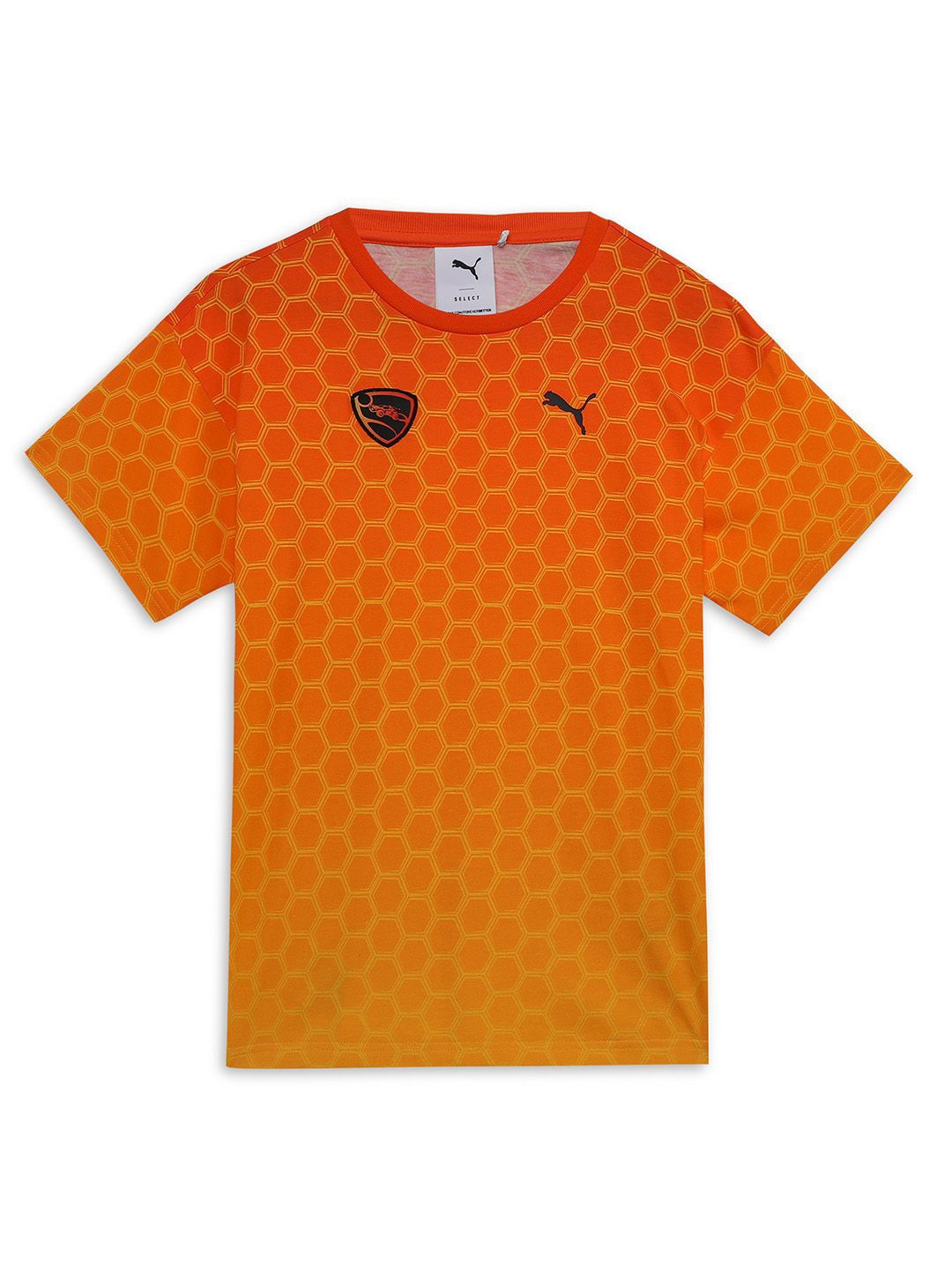 

Puma x Rocket League All-Over Print Youth Relaxed Fit Tee, Orange