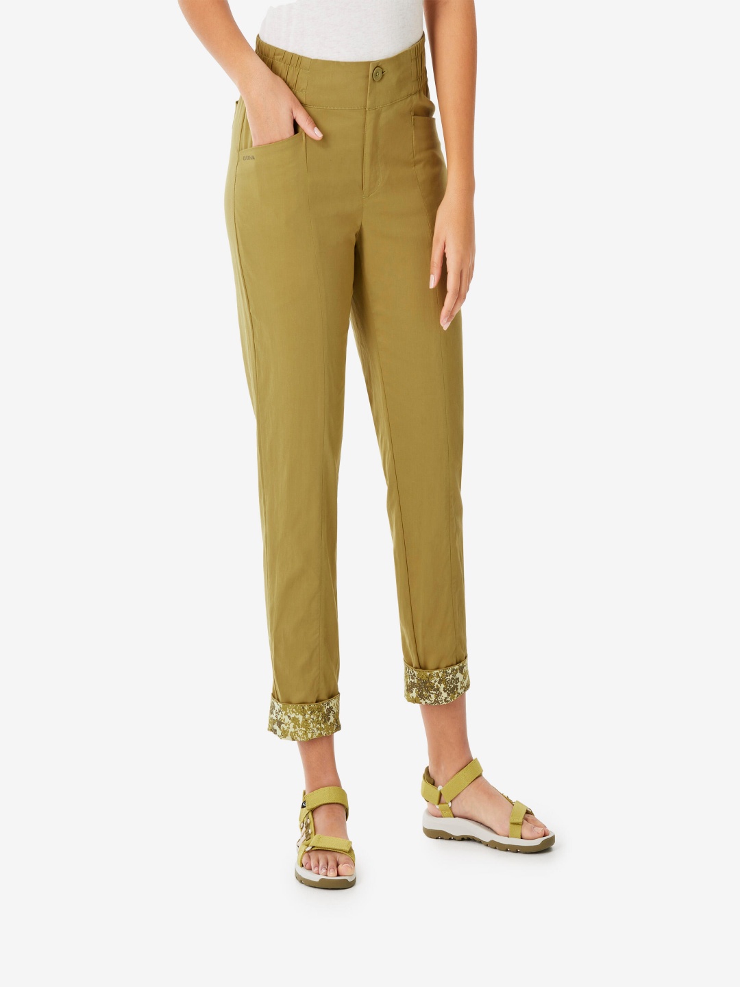 

Quechua By Decathlon Women Trousers NH500, Khaki