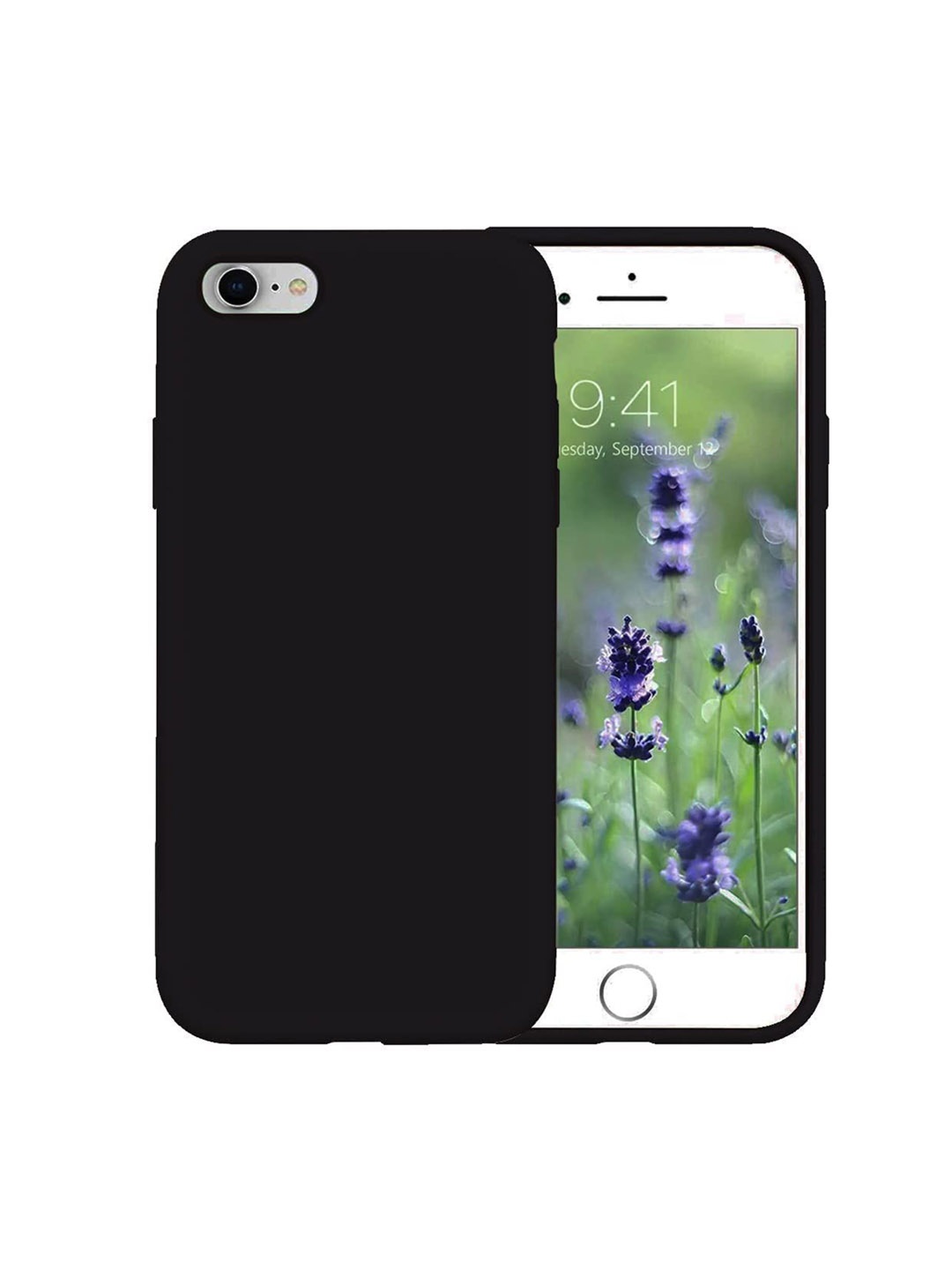 

LIRAMARK Solid Printed iPhone 6 Plus Back Case Mobile Accessories, Black