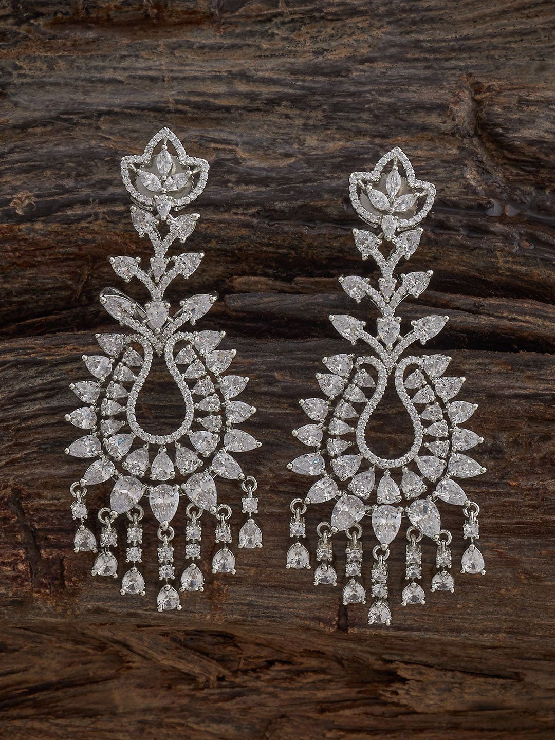 

Kushal's Fashion Jewellery Contemporary Drop Earrings, White