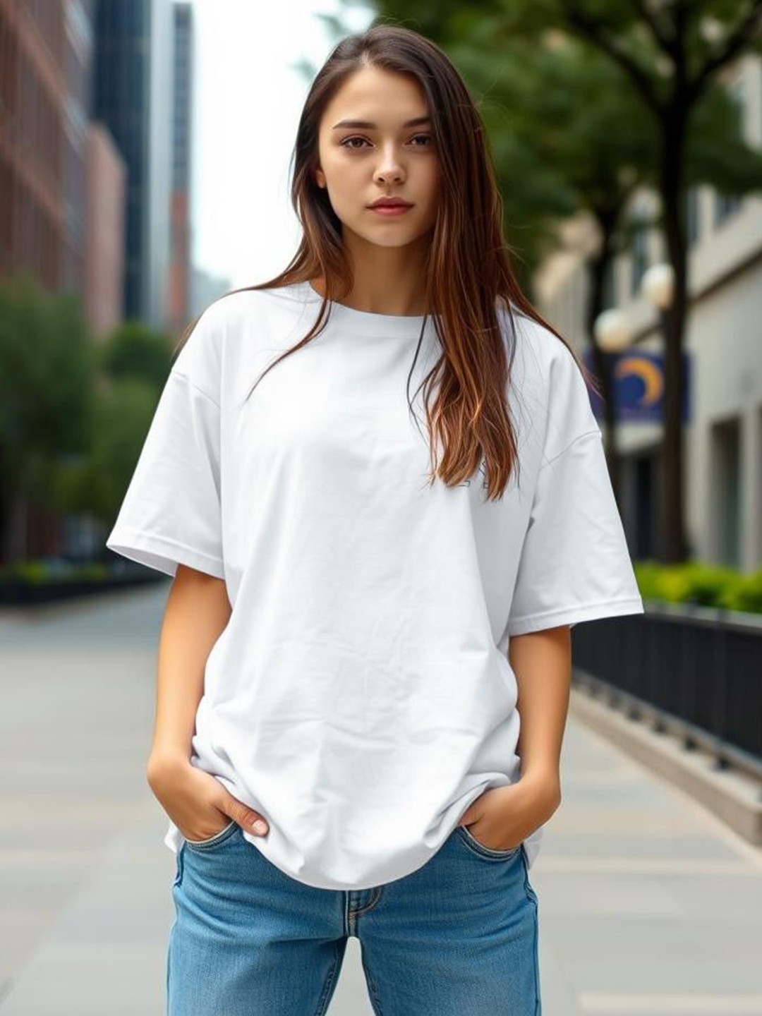 

TOGS & TERRE Women Typography Printed Organic Cotton T-shirt, White