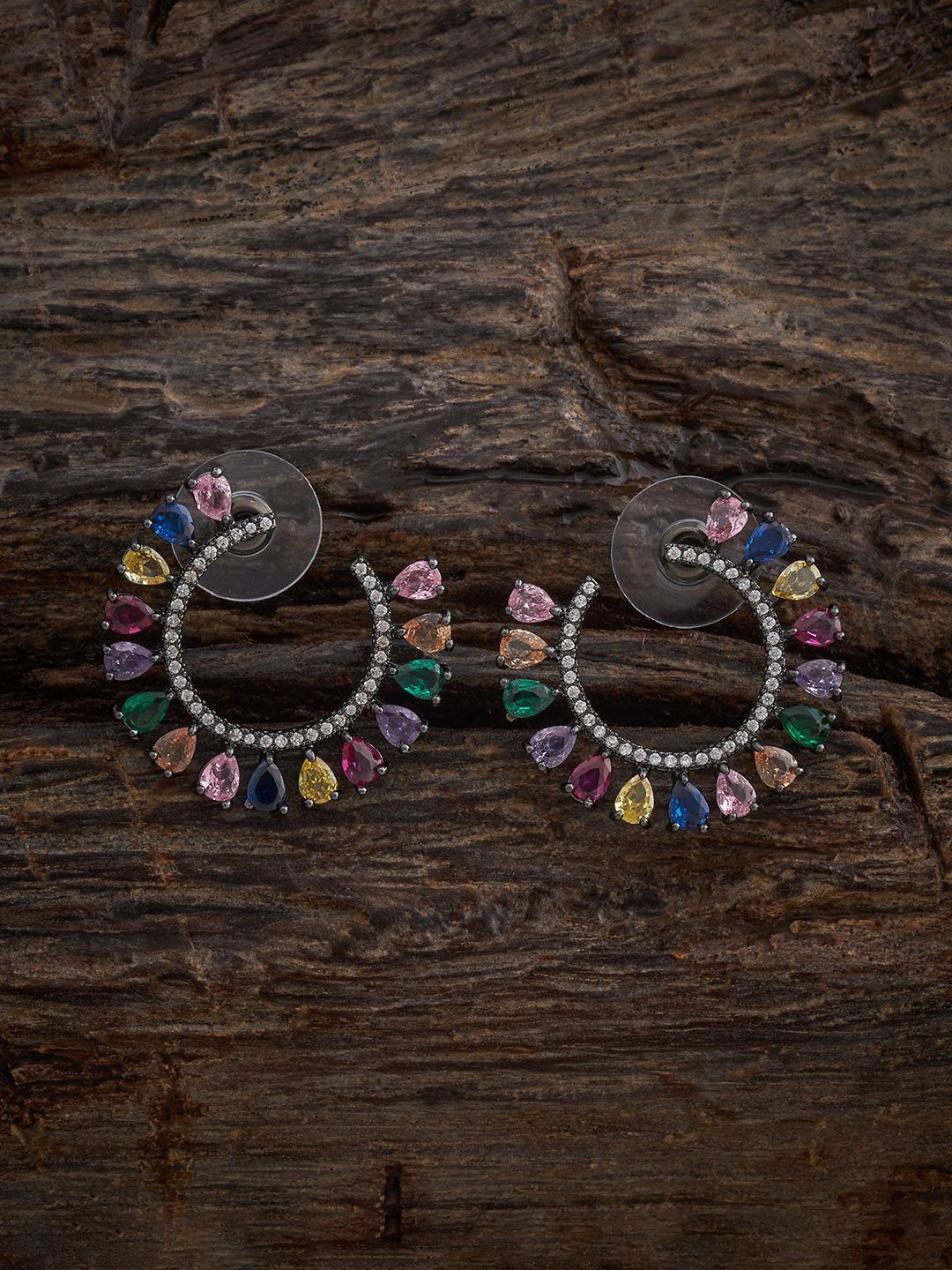 

Kushal's Fashion Jewellery Contemporary Studs Earrings, Multi