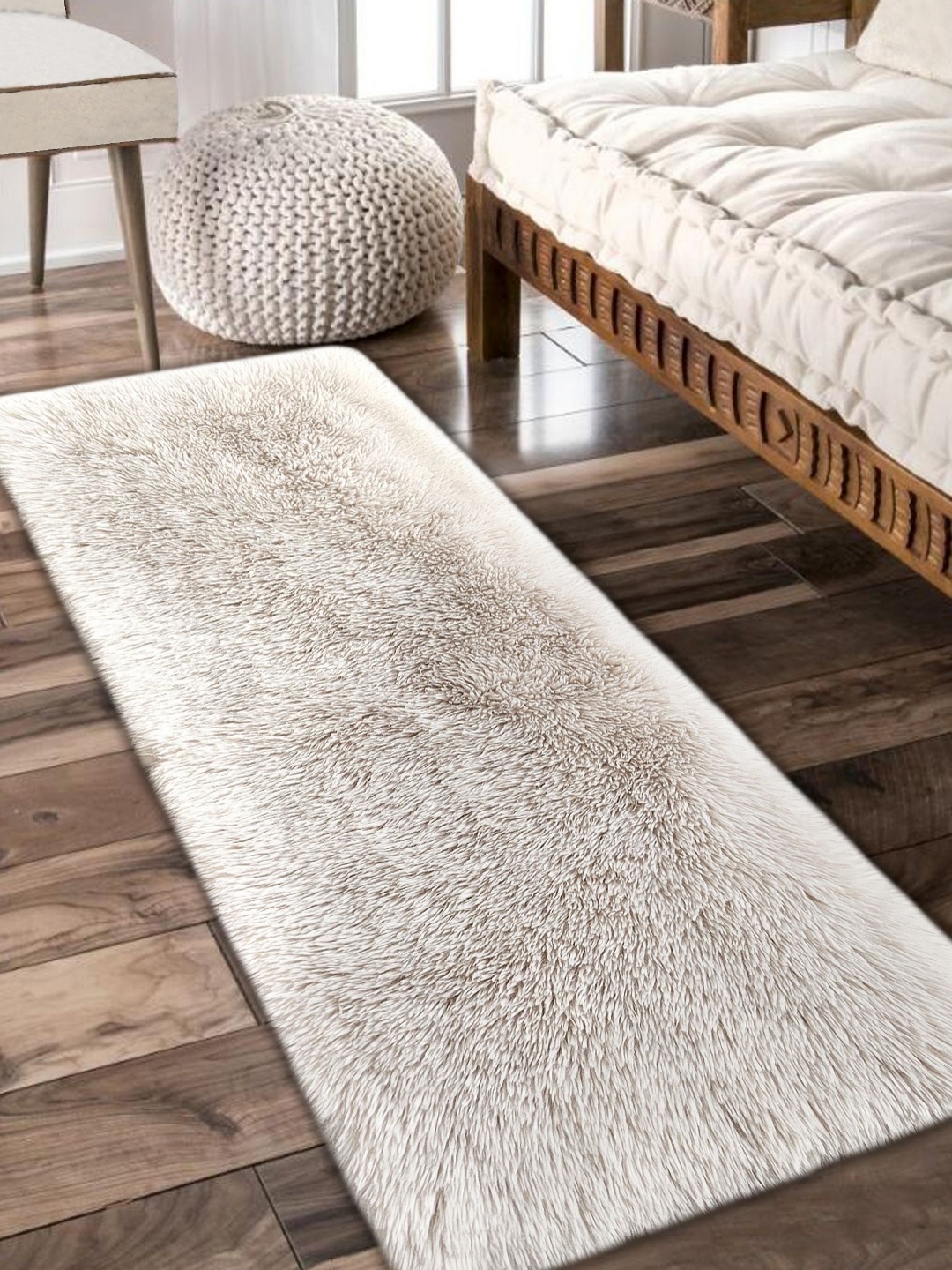

OBSESSIONS Cream Printed Anti-Static Floor Runner
