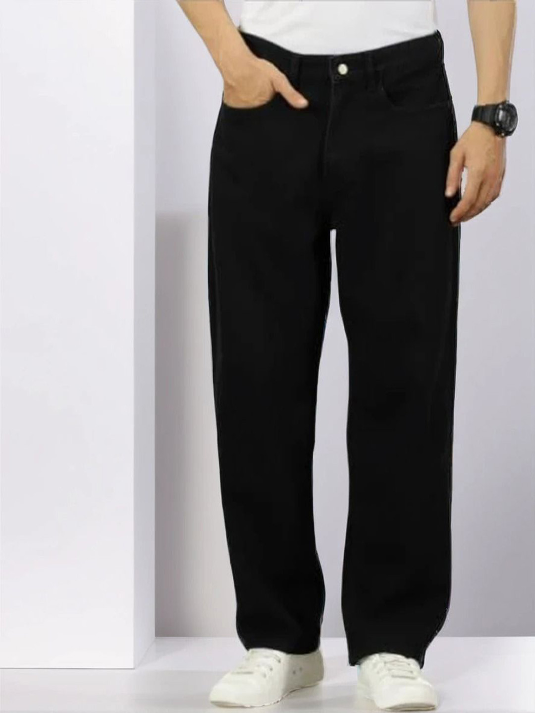 

Moda Rapido Men Straight Fit Jeans, Black