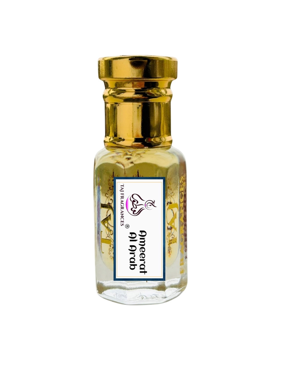 

Taj Fragrances Ameerat Al Arab Alcohol Free Long Lasting Attar - 12 ml, Gold