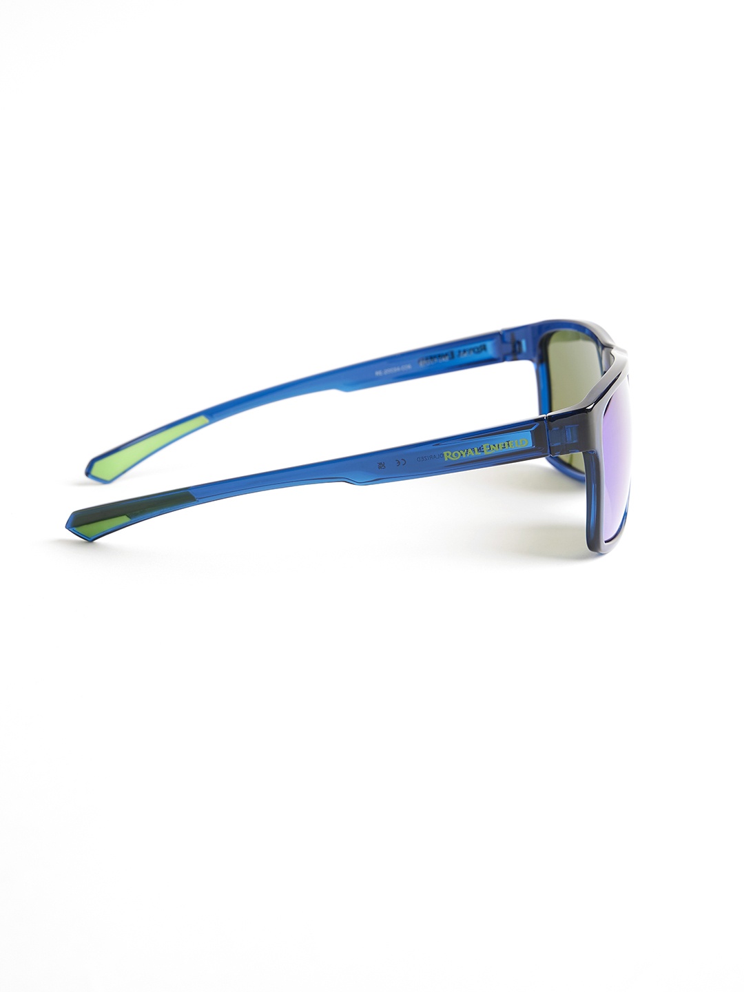 

Royal Enfield Men Sports Sunglasses with Polarised and UV Protected Lens, Green