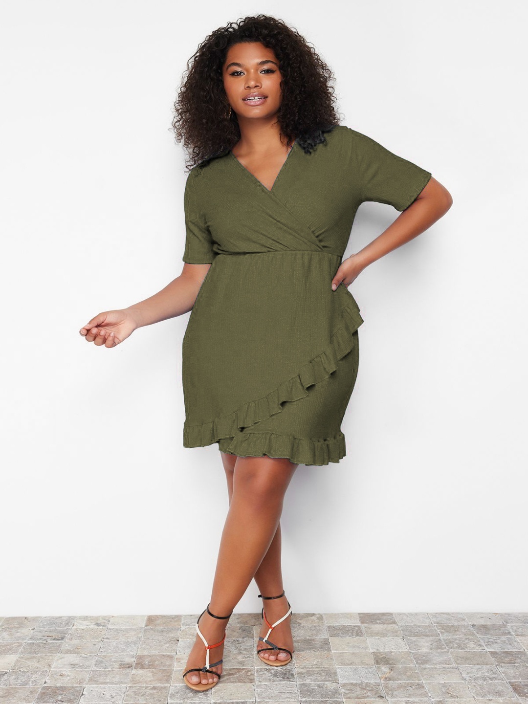 

Trendyol Fit & Flare Dress, Na
