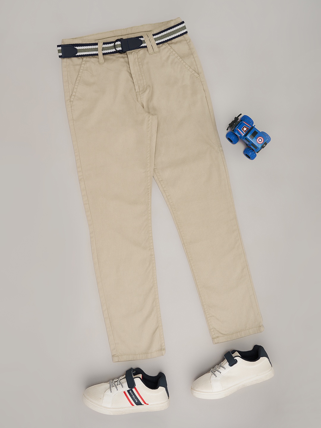 

Pantaloons Junior Boys Joggers Trousers, Cream