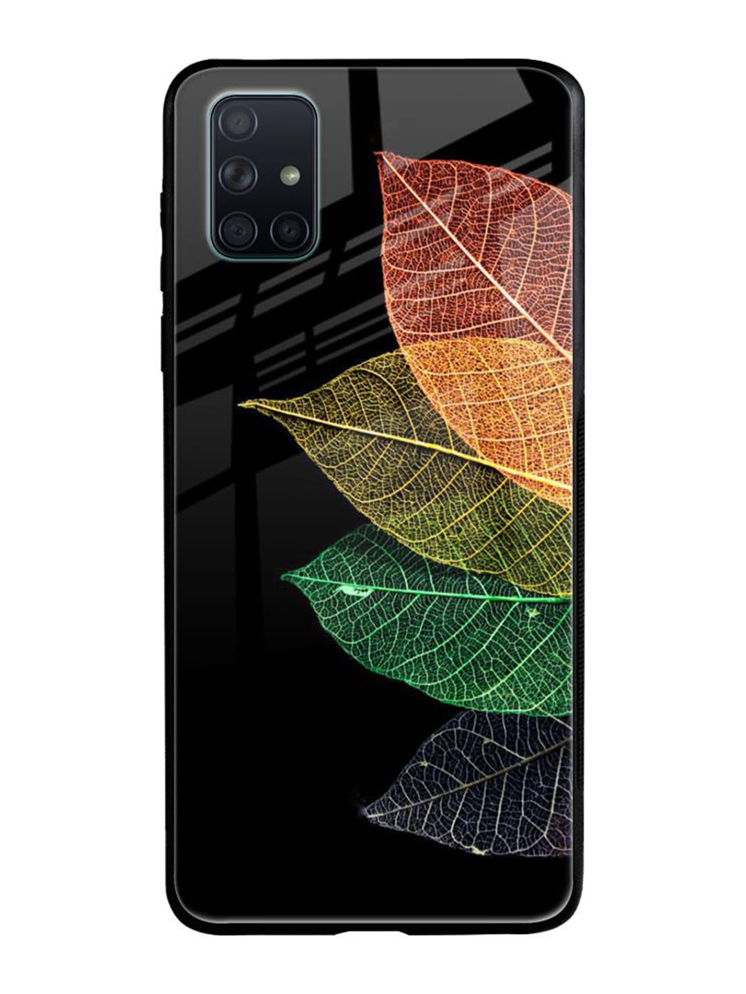 

QRIOH Quirky Printed Samsung Galaxy A51 Back Case Mobile Accessories, Black