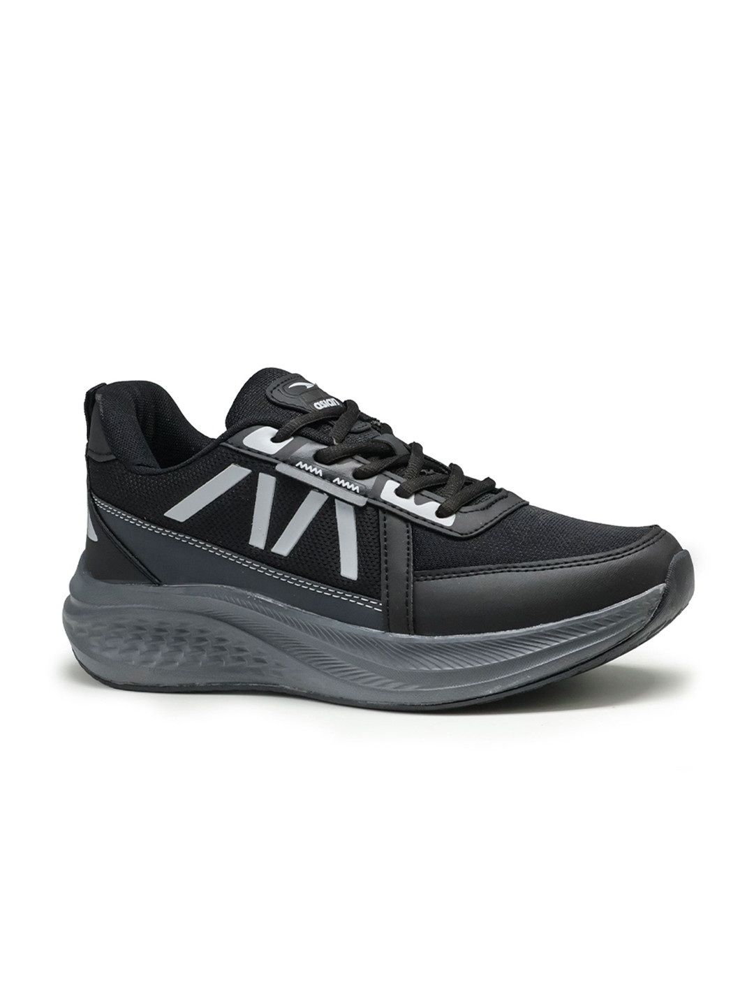 

ASIAN Men Mesh Running Non-Marking Shoes, Black