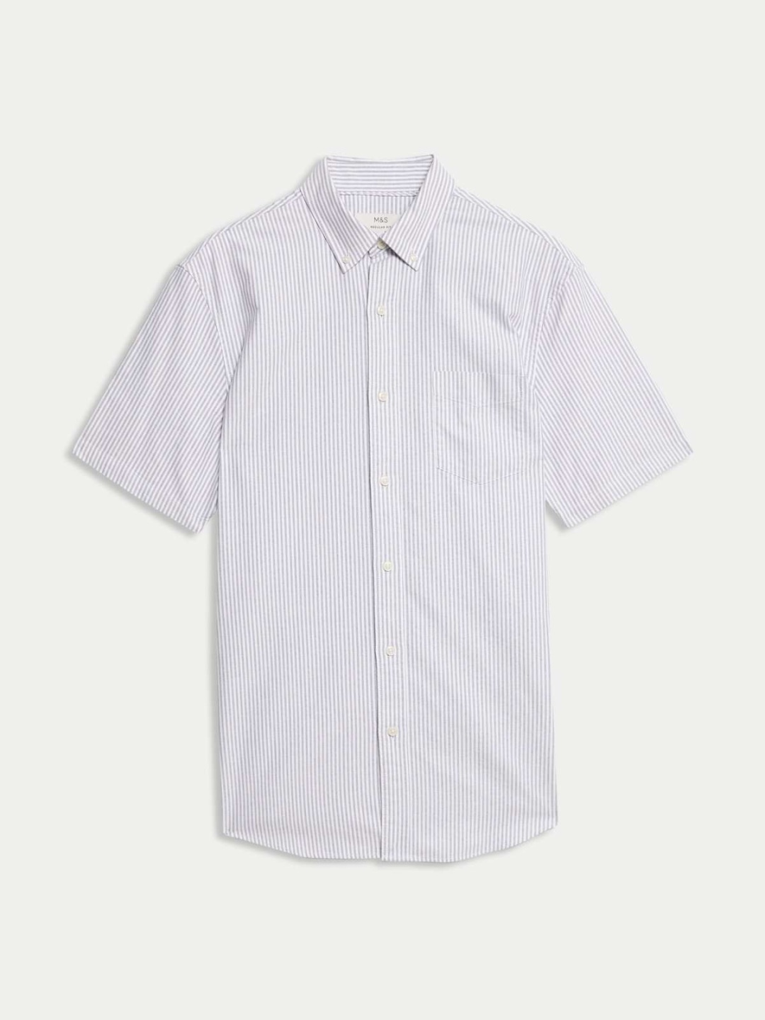 

Marks & Spencer Men Micro Checks Opaque Striped Casual Shirt, Green