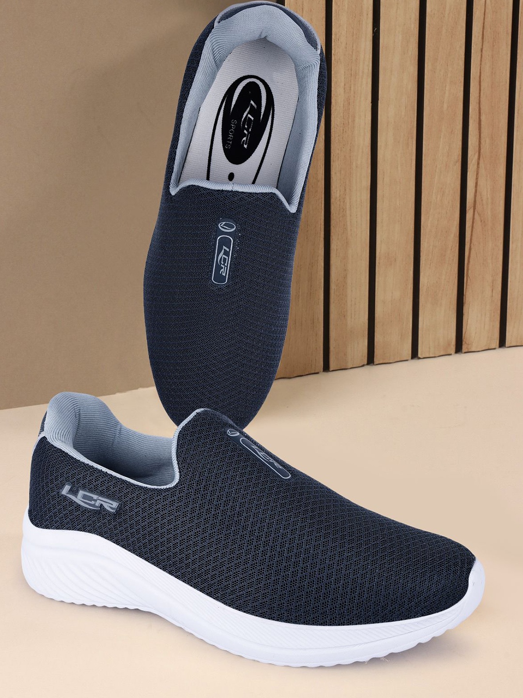 

Lancer Men Textile Running Shoes, Grey