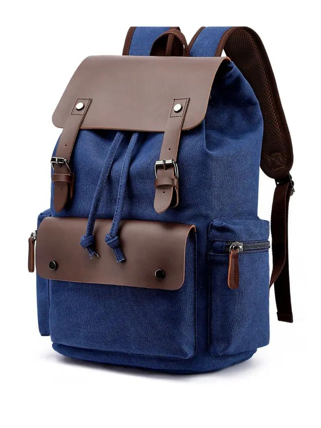 

The Roadster Lifestyle Co Canvas Drawstring Backpack, Blue