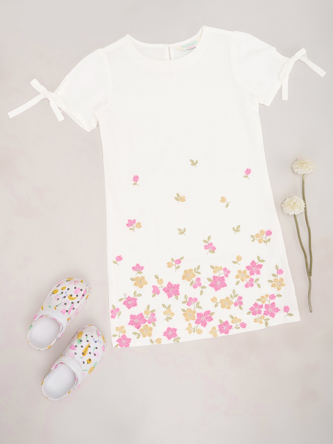 

AKKRITI BY PANTALOONS Short Dress, Off white