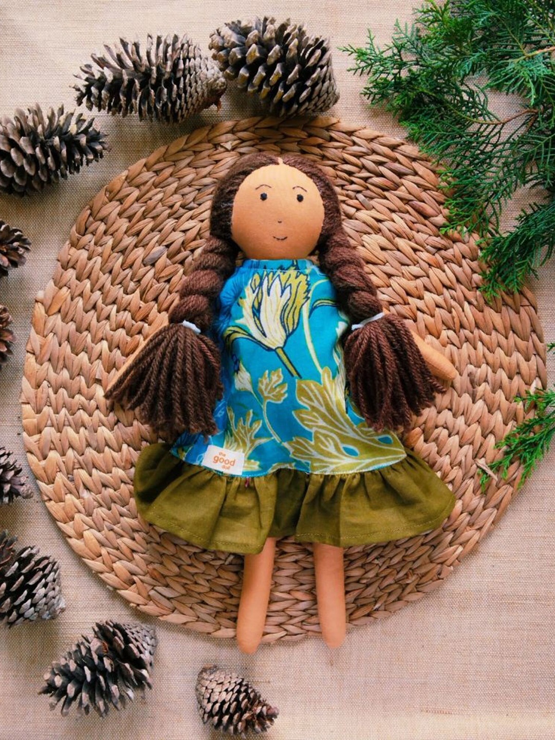 

The Good Doll Polyfill Doll Soft Toys and Dolls, Green