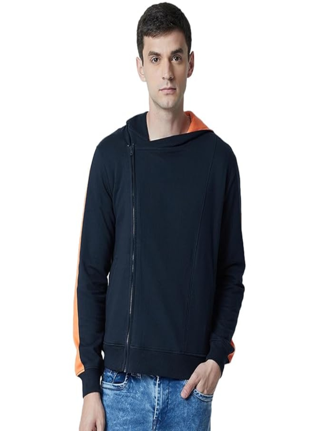 

PERF Men Hooded Sweatshirt, Navy blue