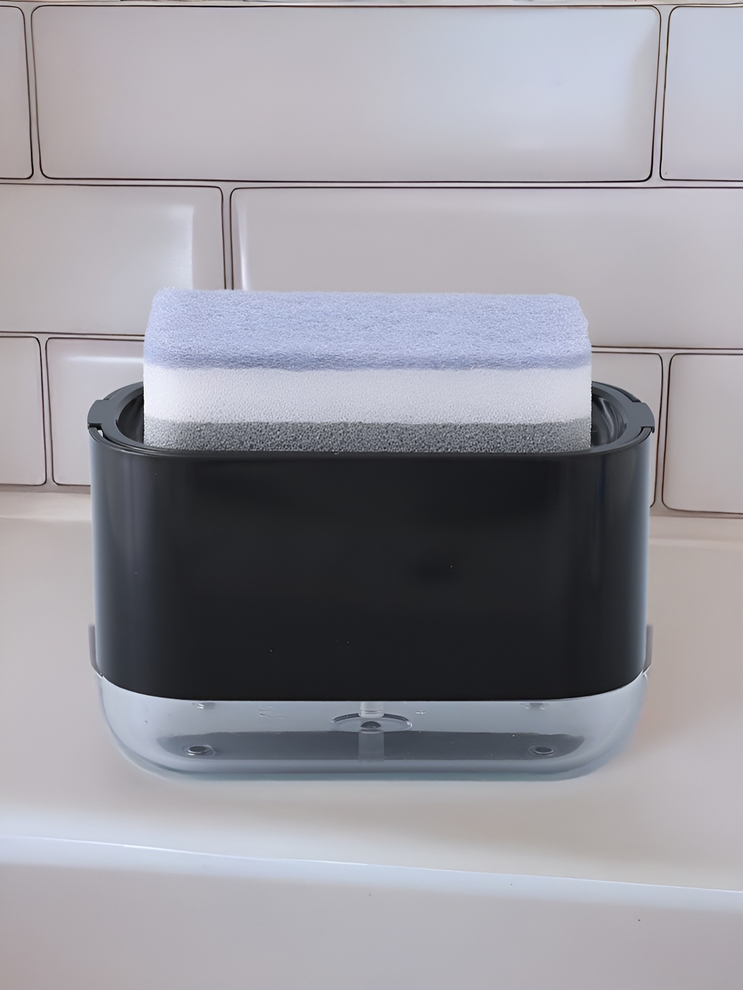 

The Better Home Black Solid Plastic Soap Dispenser