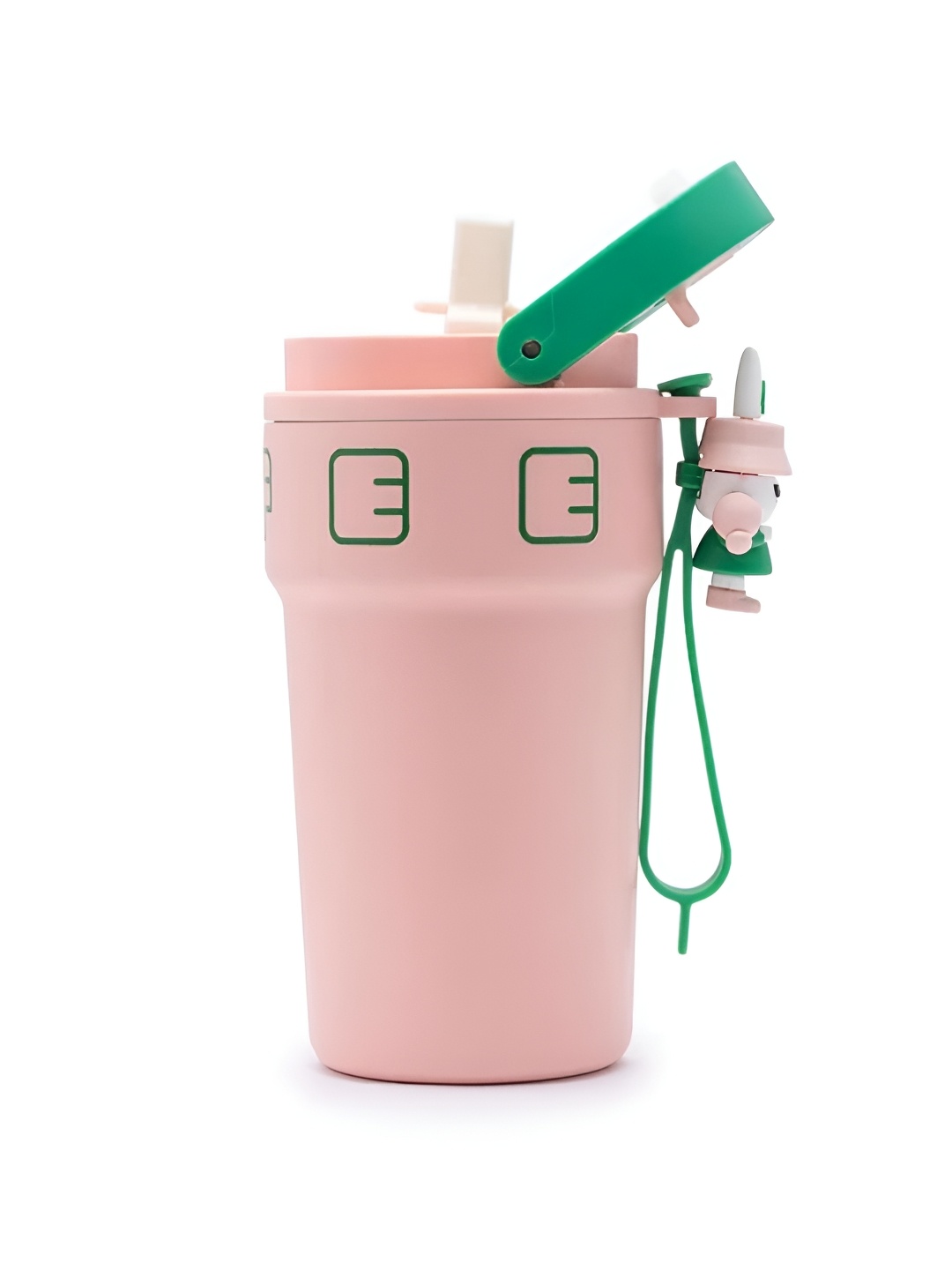 

YELONA Pink Single Stainless Steel Solid Smart Vacuum Water Bottle
