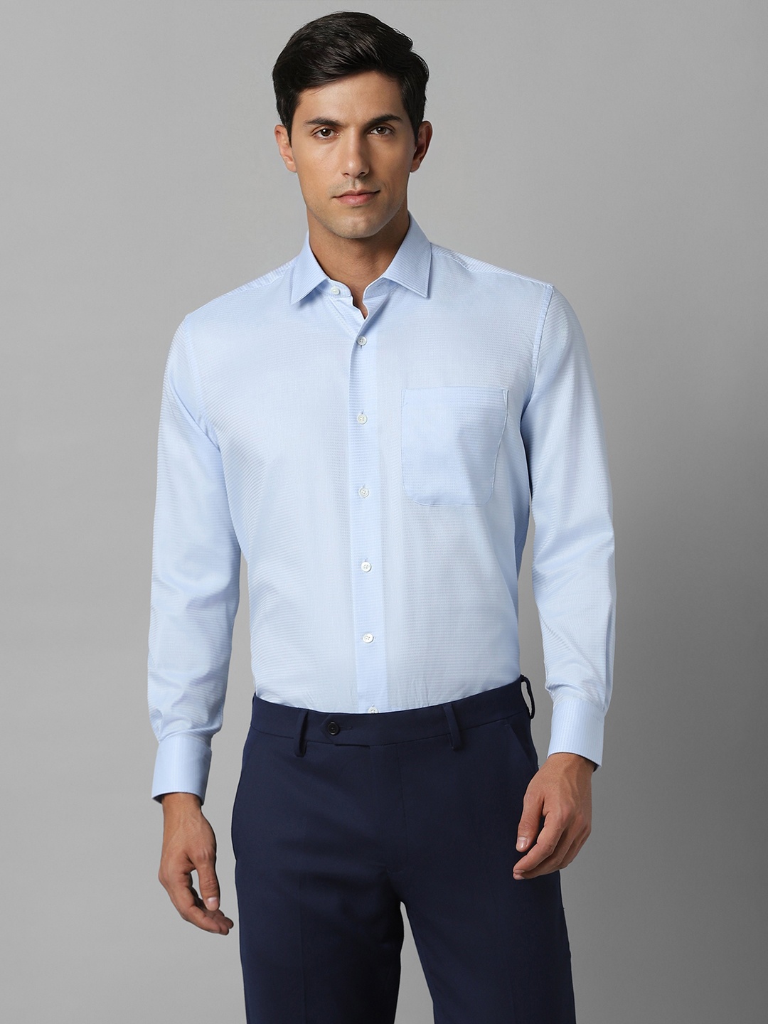 

Luxure by Louis Philippe Men Opaque Formal Shirt, Blue