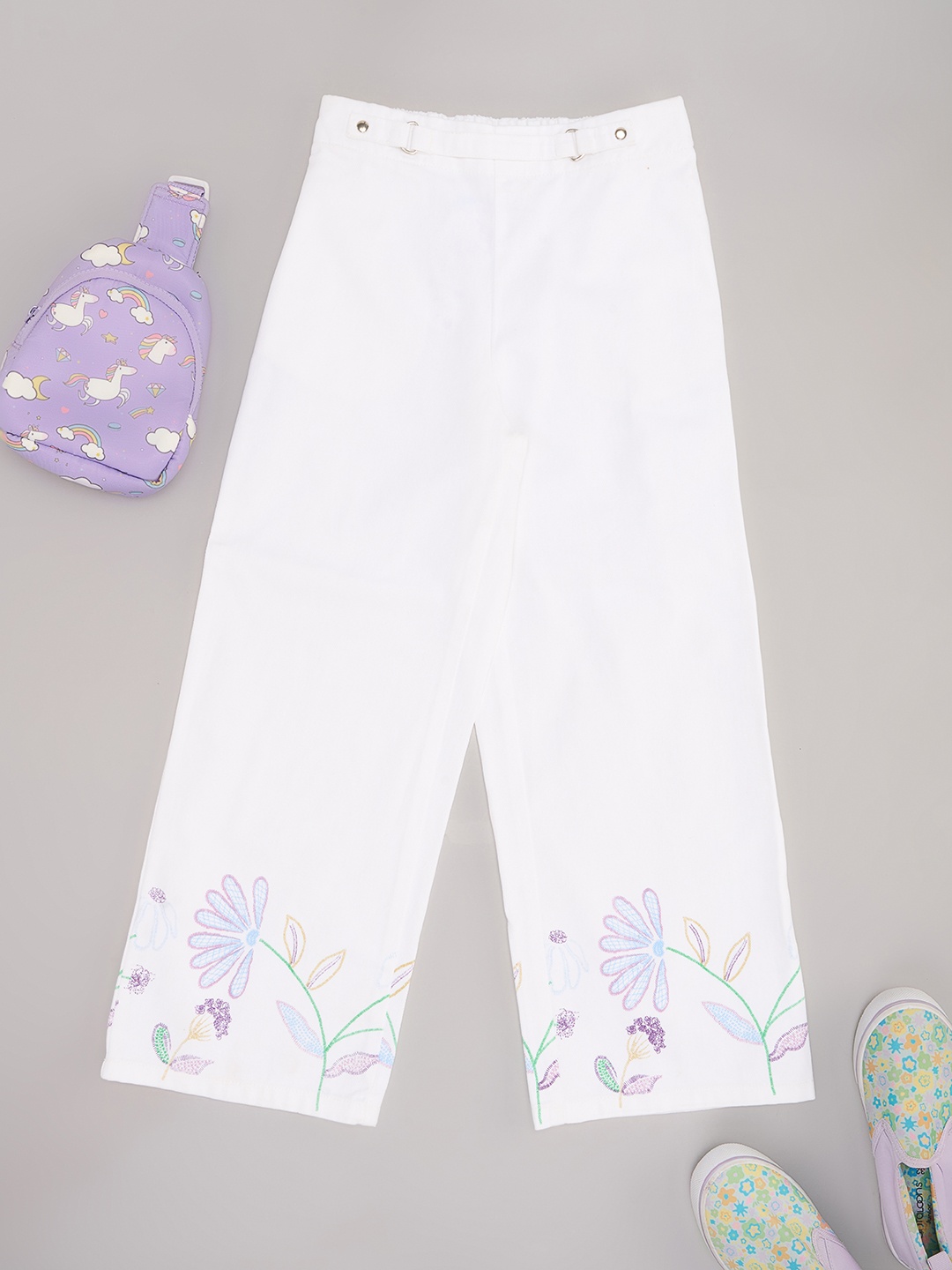 

Pantaloons Junior Girls Trousers, White