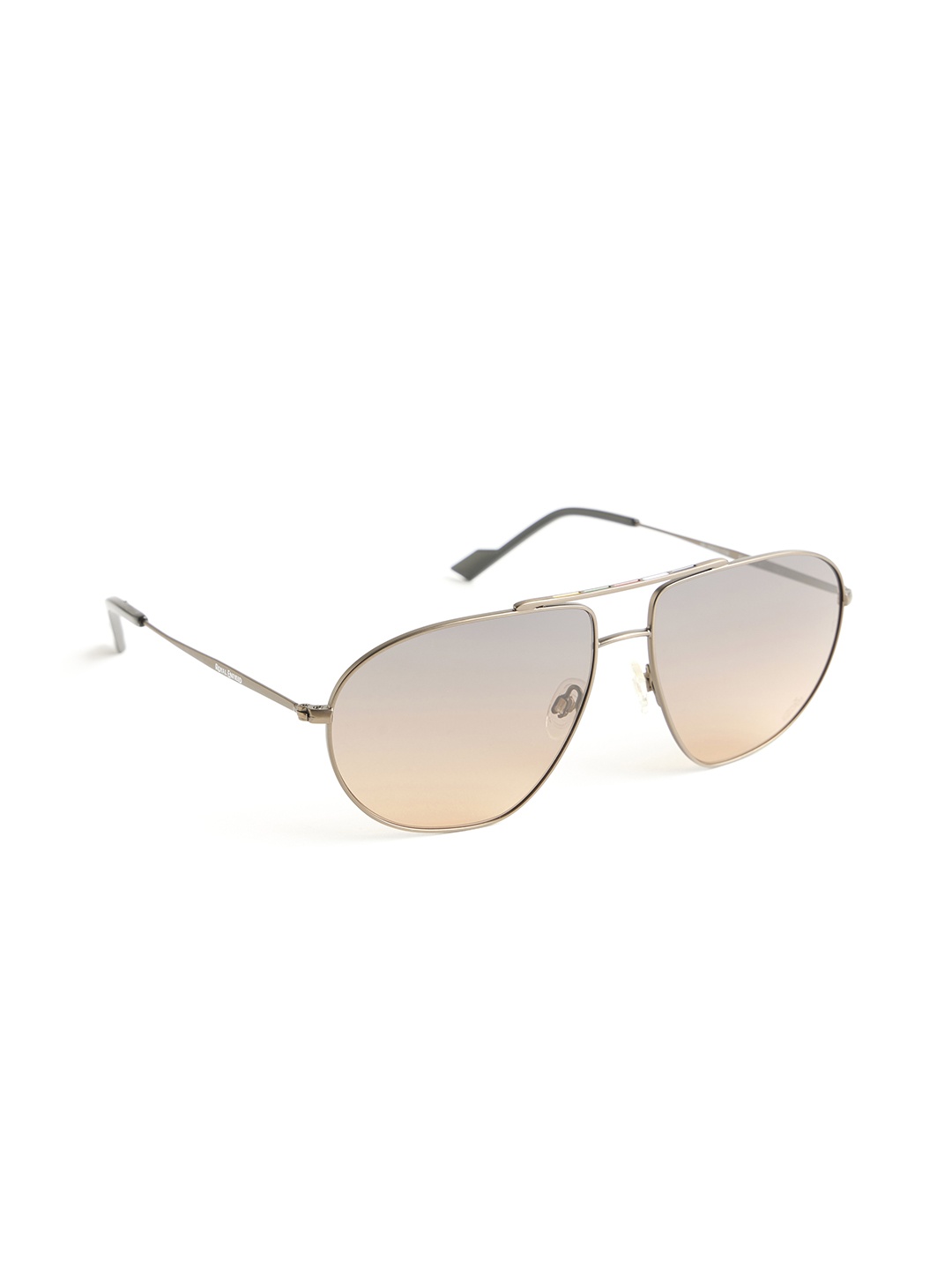 

Royal Enfield Men Aviator Sunglasses with UV Protected Lens, Brown