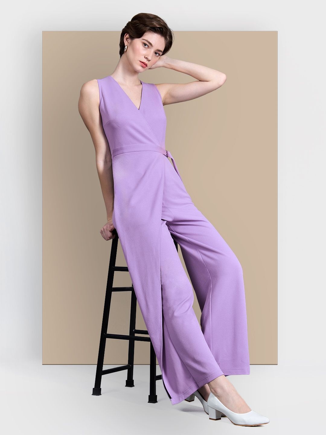 

Chemistry Basic Jumpsuit, Lavender