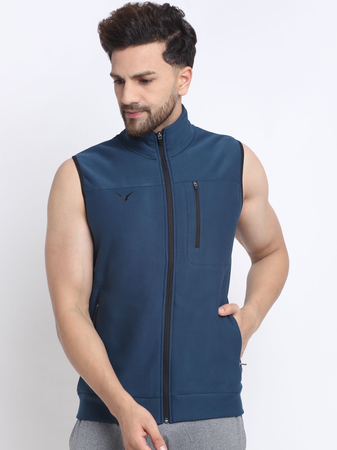 

Invincible Men Sleeveless Jacket, Teal