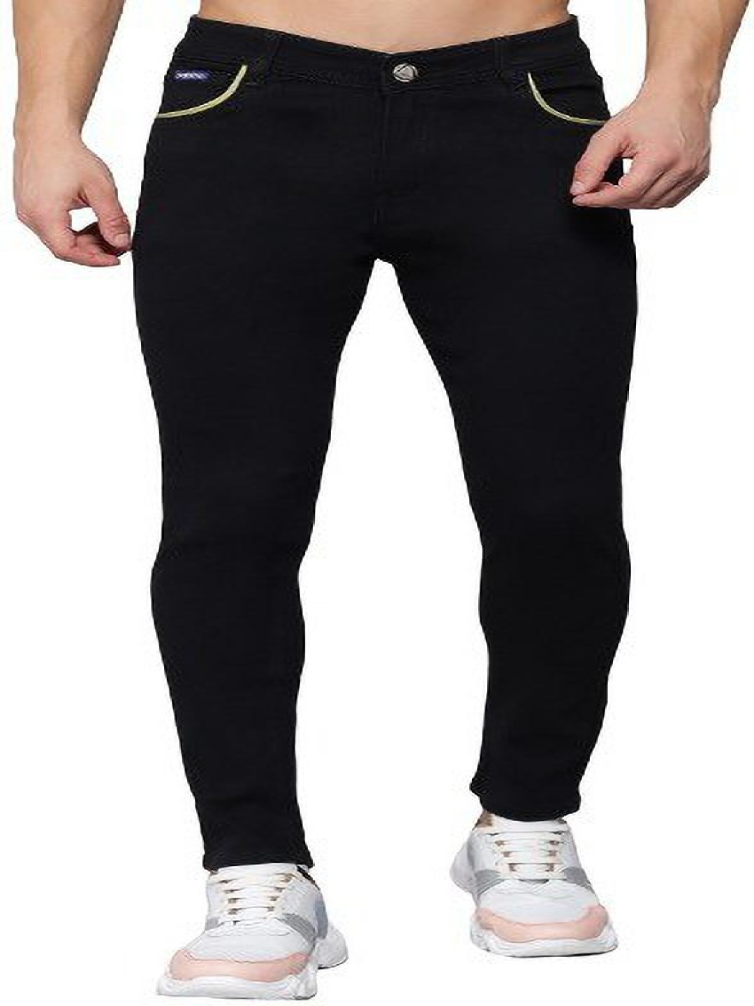 

DAKWINS Men Jeans, Black