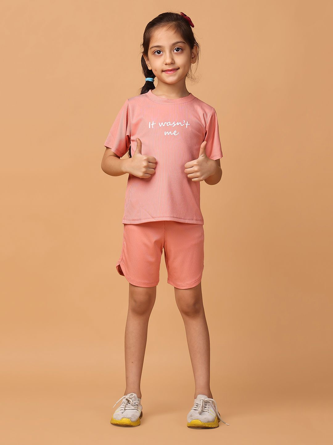 

Piccolo Piglet Girls T-shirt with Shorts, Pink
