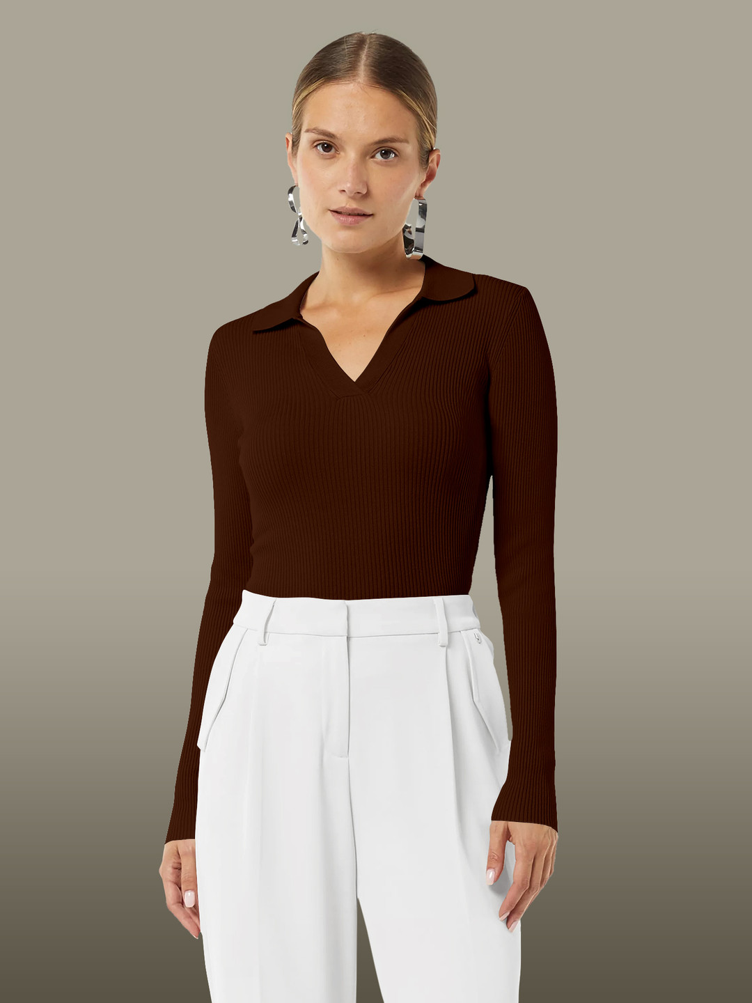 

Dream Beauty Fashion Top, Brown