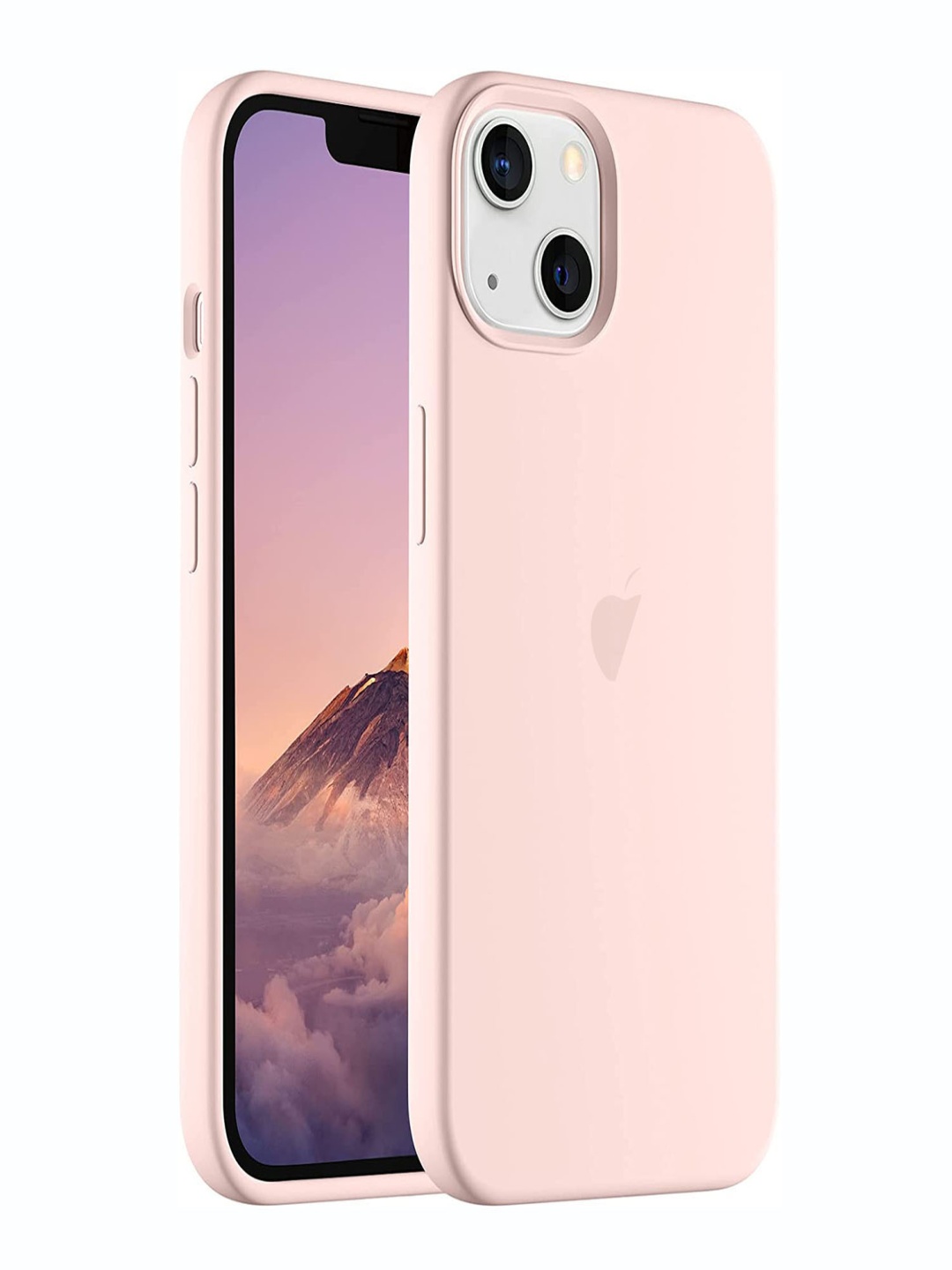 

LIRAMARK Solid Printed iPhone 13 Back Case Mobile Accessories, Pink