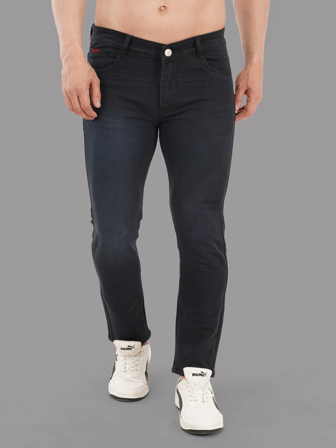 

DAKWINS Men Light Fade Jeans, Grey