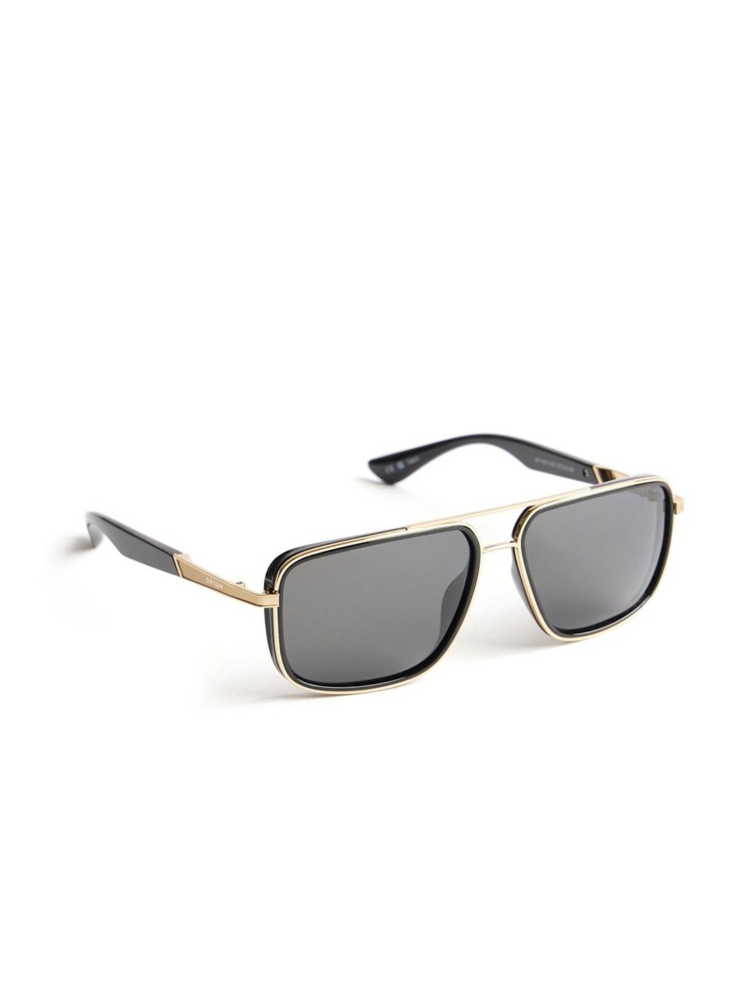 

OPIUM Men Square Sunglasses with Polarised and UV Protected Lens, Grey